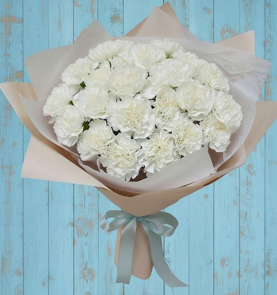 Букет цветов из: Гвоздики в Большое Козино