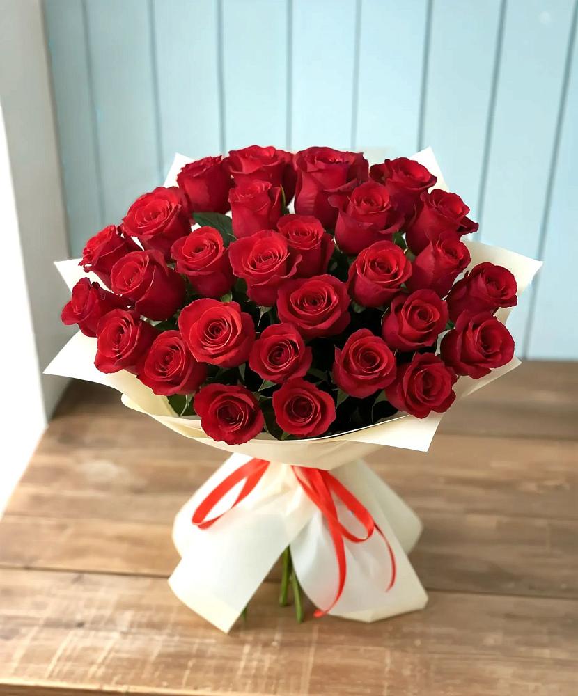 Букет 29 Красных роз в Большое Козино