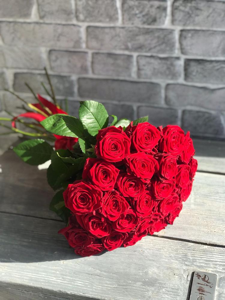 Букет Красные розы Фридом в Большое Козино