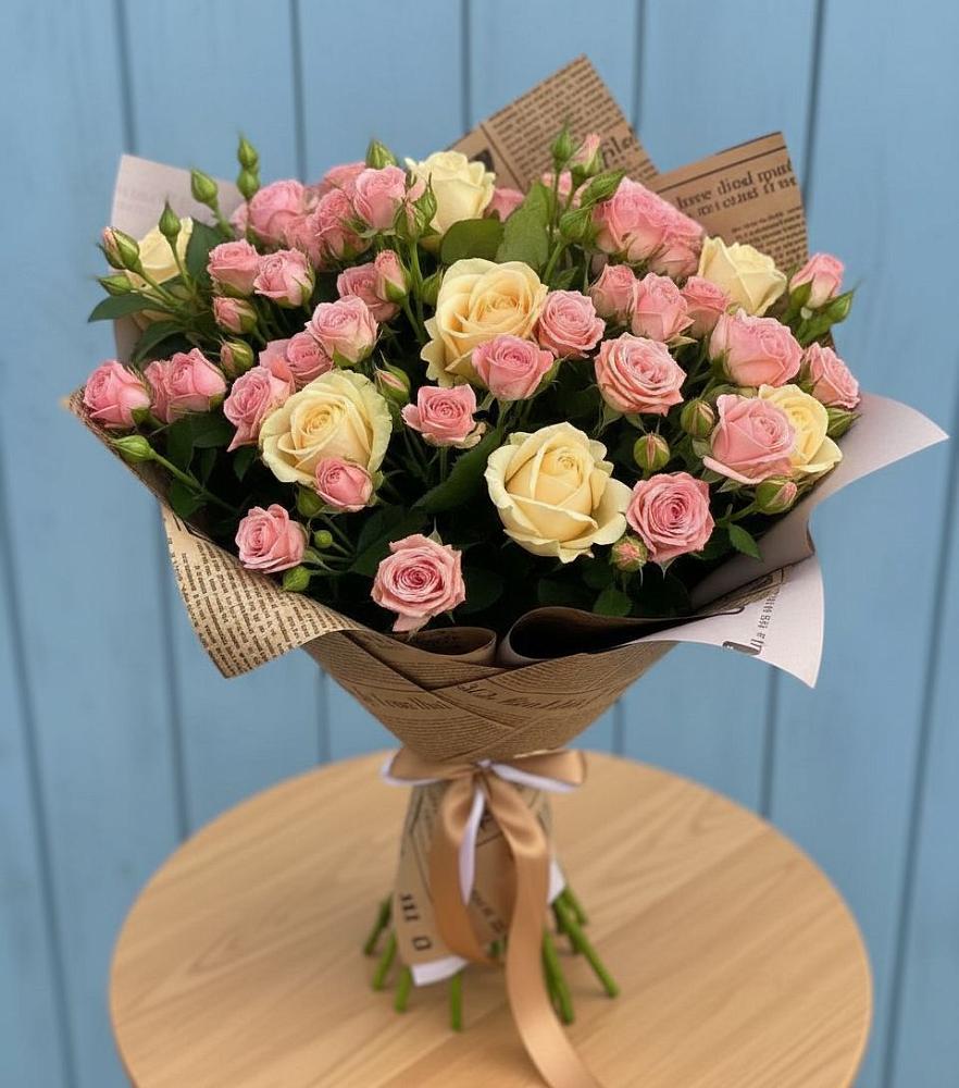 Букет цветов из: Розы в Большое Козино