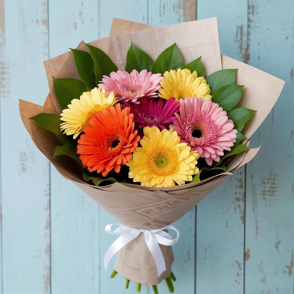 Букет цветов из: Герберы в Большое Козино