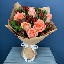 Букет цветов из:  Розы и Альстромерии #REPLACE_PRED# Большое Козино