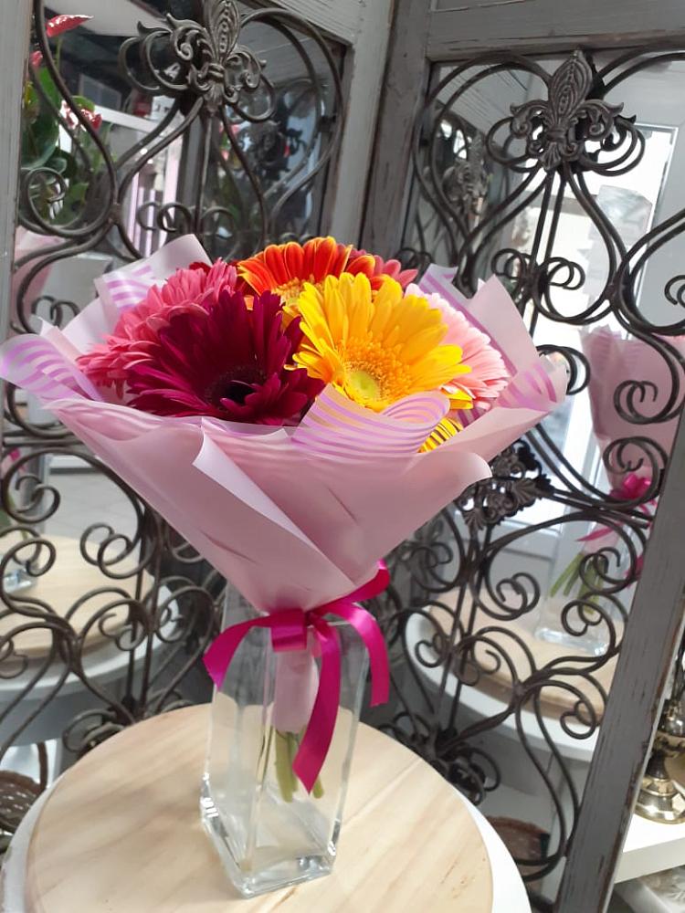 Букет цветов из: Герберы в Большое Козино