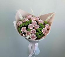 Букет цветов из:  Розы и Хризантемы #REPLACE_PRED# Большое Козино