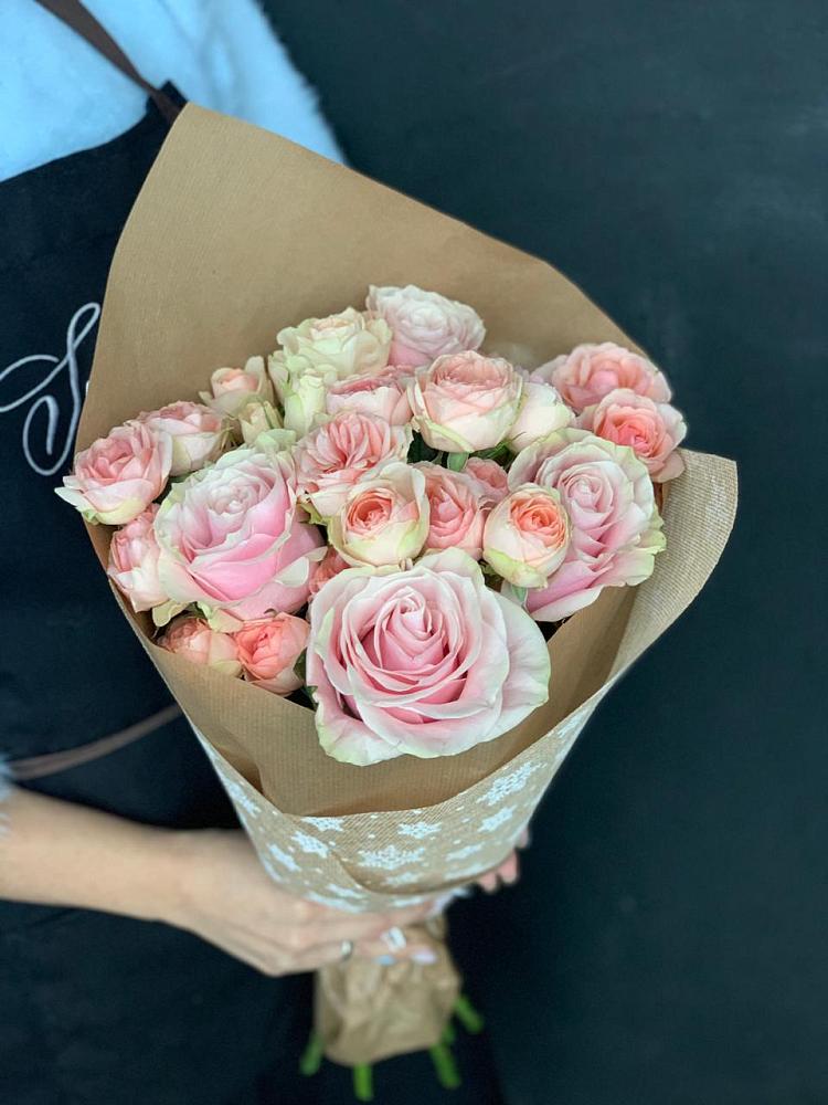 Букет цветов из: Хризантемы и Розы в Большое Козино