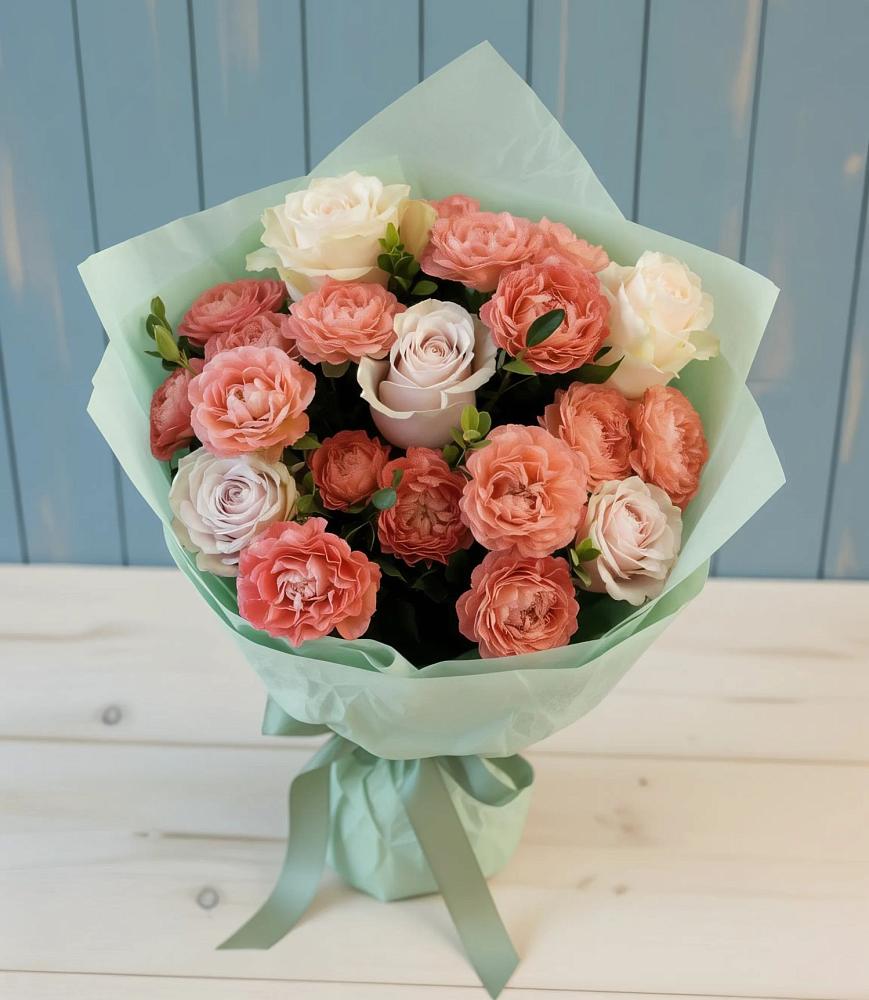 Букет цветов из: Розы в Большое Козино