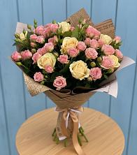 Букет цветов из:  Розы в Большое Козино