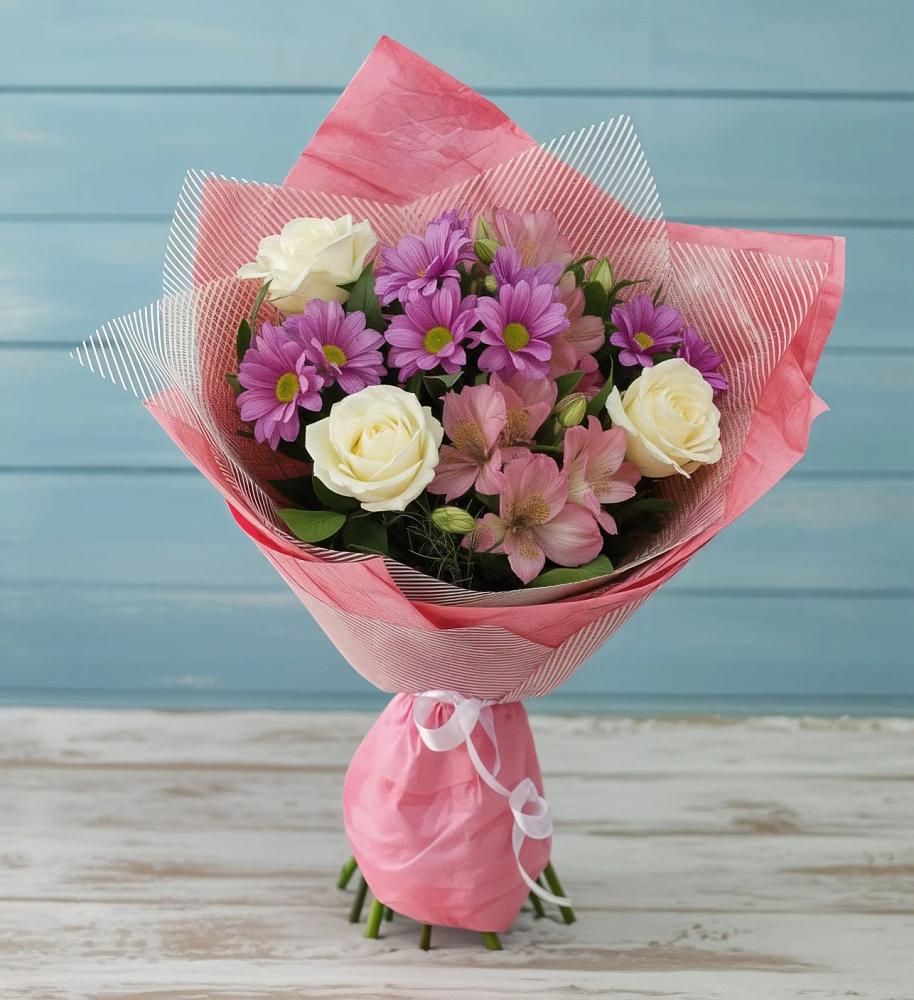 Букет цветов из: Герберы в Большое Козино